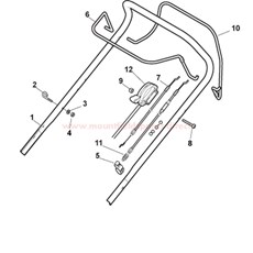 Handle, Upper Part spare parts