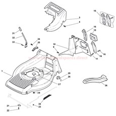 Deck And Height Adjusting spare parts