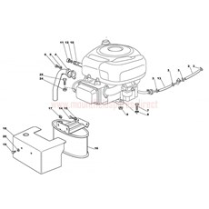 ENGINE (B&S 21A907) spare parts