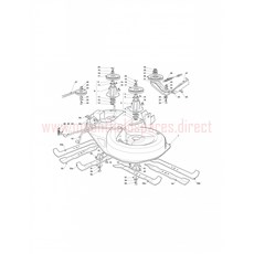 Ride-on 90 - 92 Cutting Plate spare parts