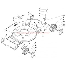 Chassis-Wheels And Height Adjusting spare parts