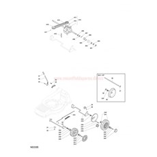 WHEEL SUSPENSION TRANSMISSION spare parts