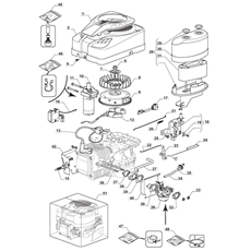 Engine - Carburettor, Air Cleaner Assy. spare parts