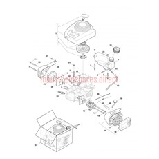 Engine - GGP RV100 (1) spare parts