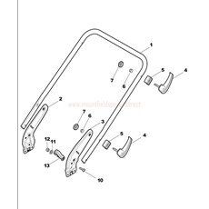 Handle, Lower Part spare parts