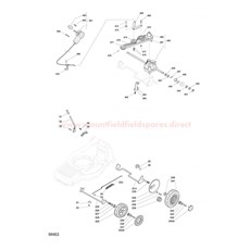 WHEEL SUSPENSION TRANSMISSION spare parts