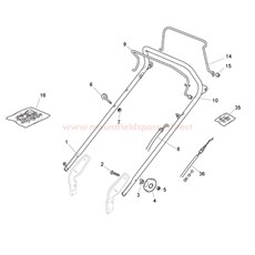 Handle, Upper Part spare parts