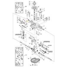Kanzaki Transaxle K46C (S/N 0110385-9999999) spare parts