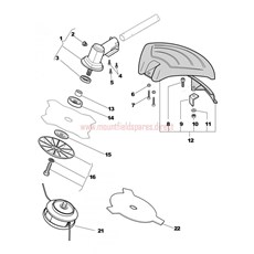 Gear case spare parts