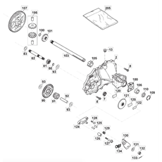 Transmission Unit, Hydro-gear T2-ADBF-2X3C-17X1 spare parts