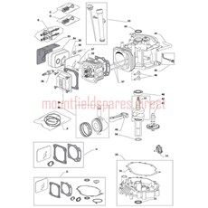 ENGINE-RM65-ES CYLINDER HEAD spare parts