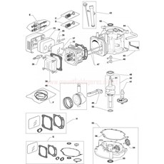 Engine - GGP WBE0701 (2) spare parts