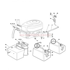 Engine B&S 15.5-16.5-17.5-18.5 HP spare parts