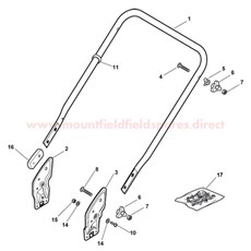 Handle, Lower Part spare parts