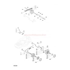 WHEEL SUSPENSION TRANSMISSION spare parts