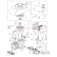 ENGINE-WBE0701 RECOIL-FUEL TANK spare parts