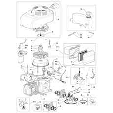 Engine - GGP WBE0701 (1) spare parts