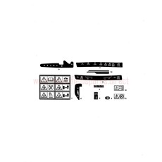 Labels spare parts