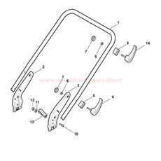 Handle, Lower Part (LUX Version) spare parts