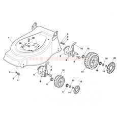 Chassis-Wheels And Height Adjusting spare parts