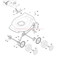 Deck And Height Adjusting spare parts