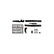 Labels spare parts