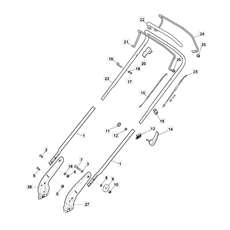 Handle, Upper Part spare parts
