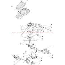 Deck, Blade and Height Adjusting spare parts