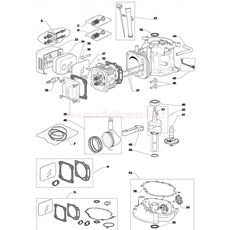 Engine - GGP WBE0701 (2) spare parts