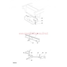 FRONT WEIGHT TOW BAR spare parts