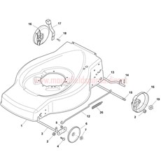 Deck And Height Adjusting spare parts