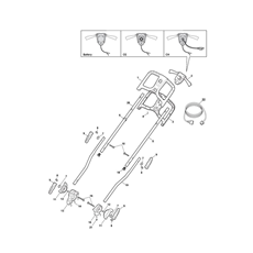HANDLE , UPPER PART spare parts