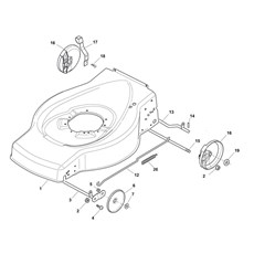 Deck and Height Adjuster spare parts