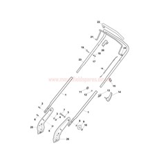 Handle, Upper Part spare parts