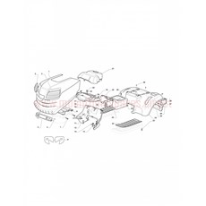 Ride-on SD98 - 108 Body spare parts
