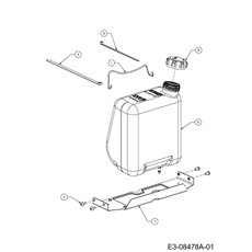 Battery holder, Fuel tank spare parts