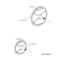 Hub caps spare parts