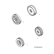 Wheels spare parts