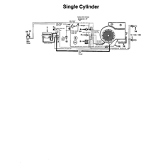Wiring diagram single cylinder spare parts