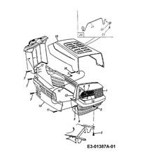 Engine hood 5-Style spare parts