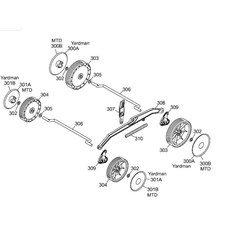 Axles, Wheels spare parts