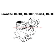 LAWN TRACTORS - 13-304, 13-304P, 13-604 AND 13-605 spare parts