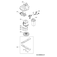 Blade, Blade adapter, Engine spare parts
