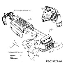 Engine hood 1-Style spare parts