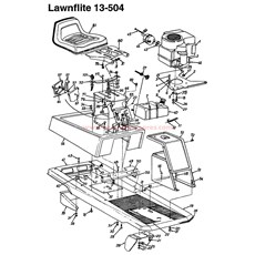 RIDING MOWER - 13-504 spare parts