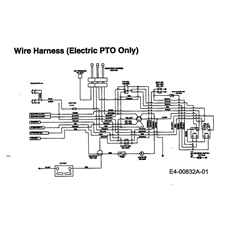 Wiring diagram electric clutch spare parts