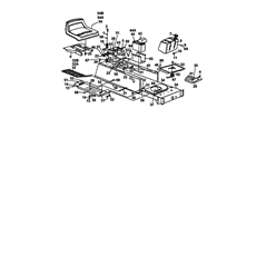 Frame, Seat, Fuel tank spare parts