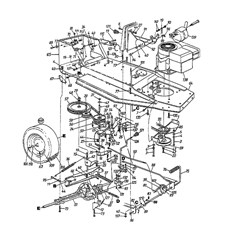 Drive system, Engine pulley, Pedal, Rear wheels spare parts