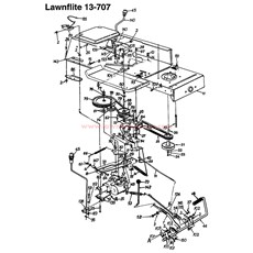 LAWN TRACTOR - 13-707 spare parts