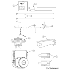 Electric parts spare parts